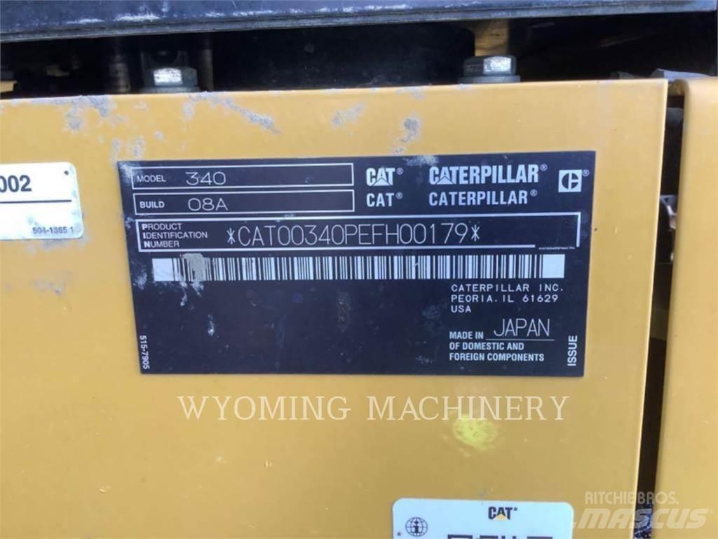 CAT 340 Pásové rýpadlá