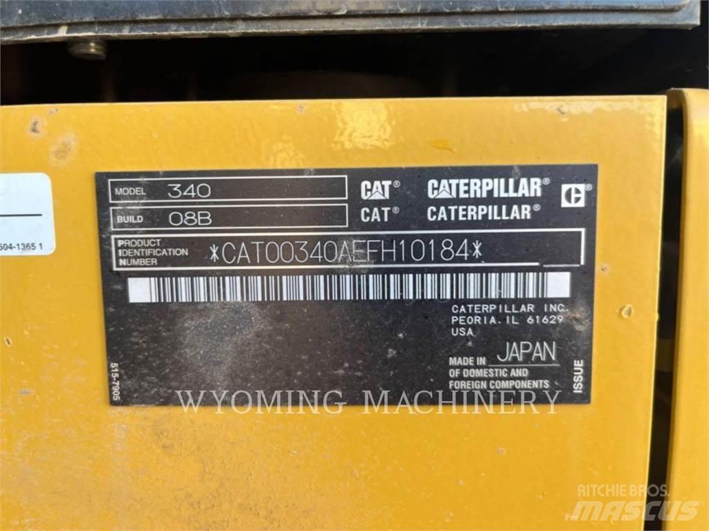 CAT 340 Pásové rýpadlá