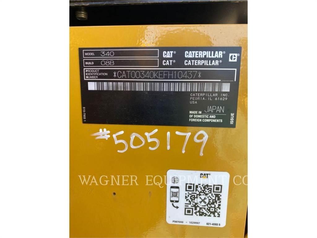 CAT 340 Pásové rýpadlá