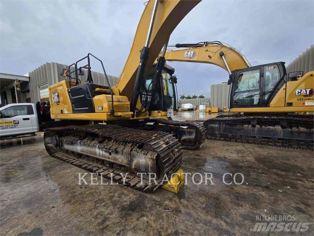 CAT 340 Pásové rýpadlá