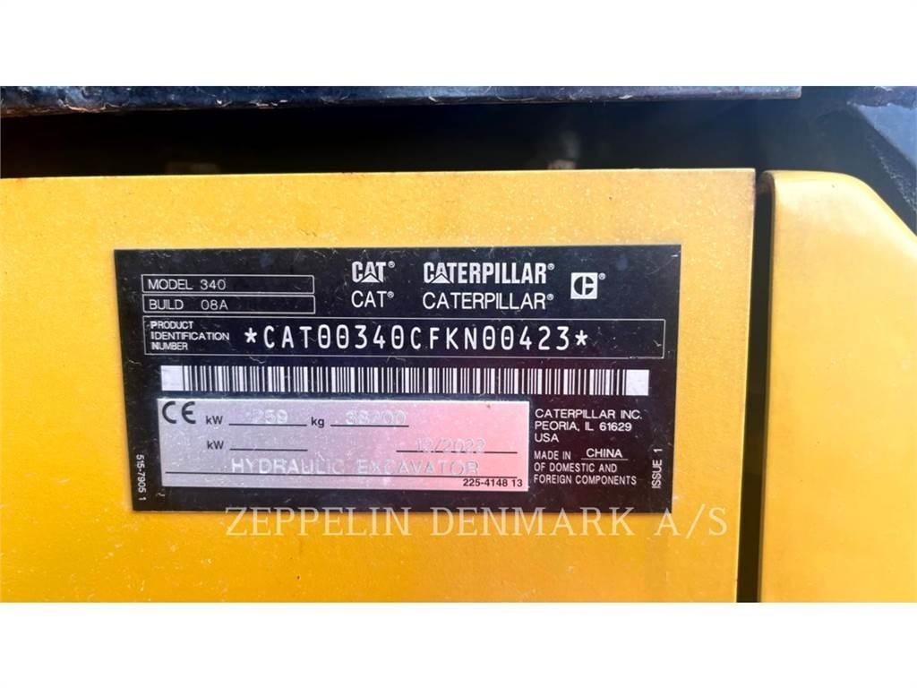 CAT 340-08 Pásové rýpadlá