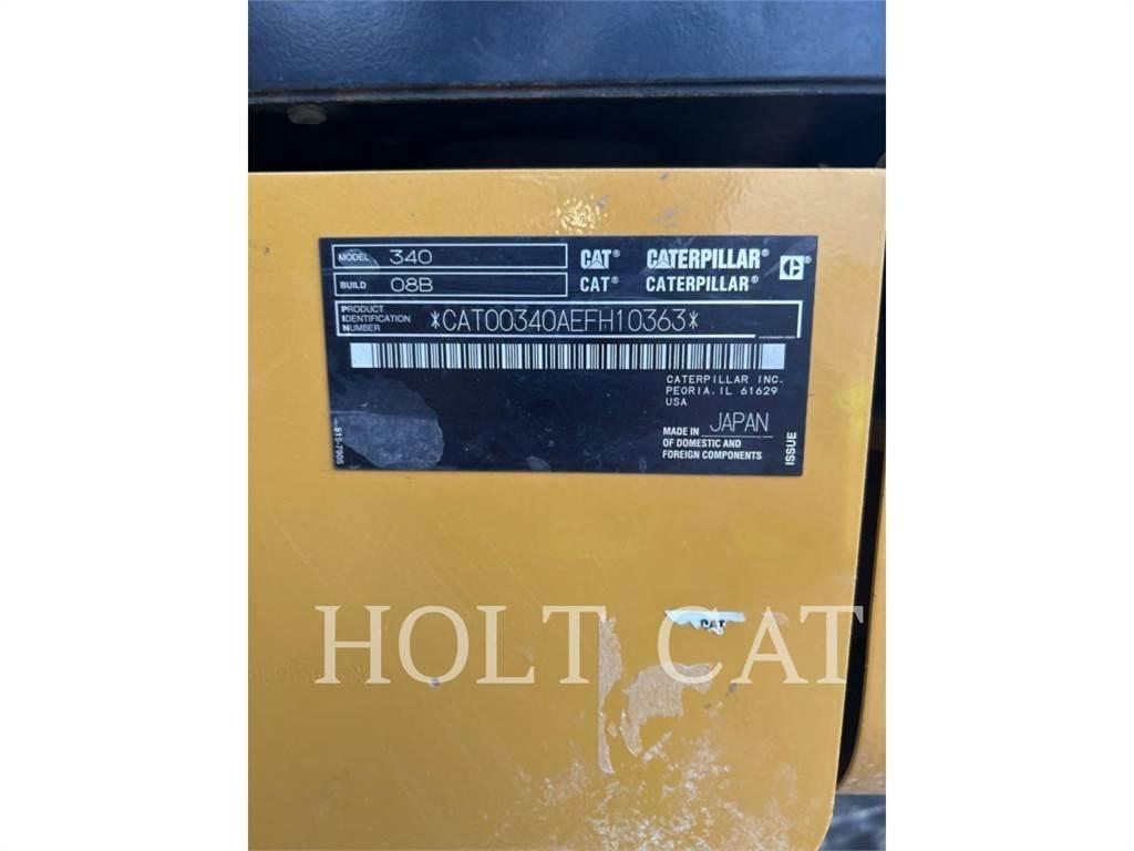 CAT 340 10 TC Pásové rýpadlá