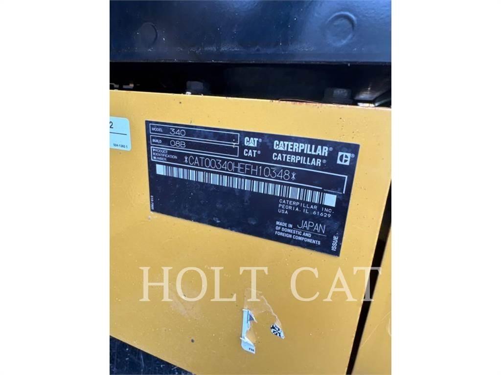 CAT 340 12 TC Pásové rýpadlá