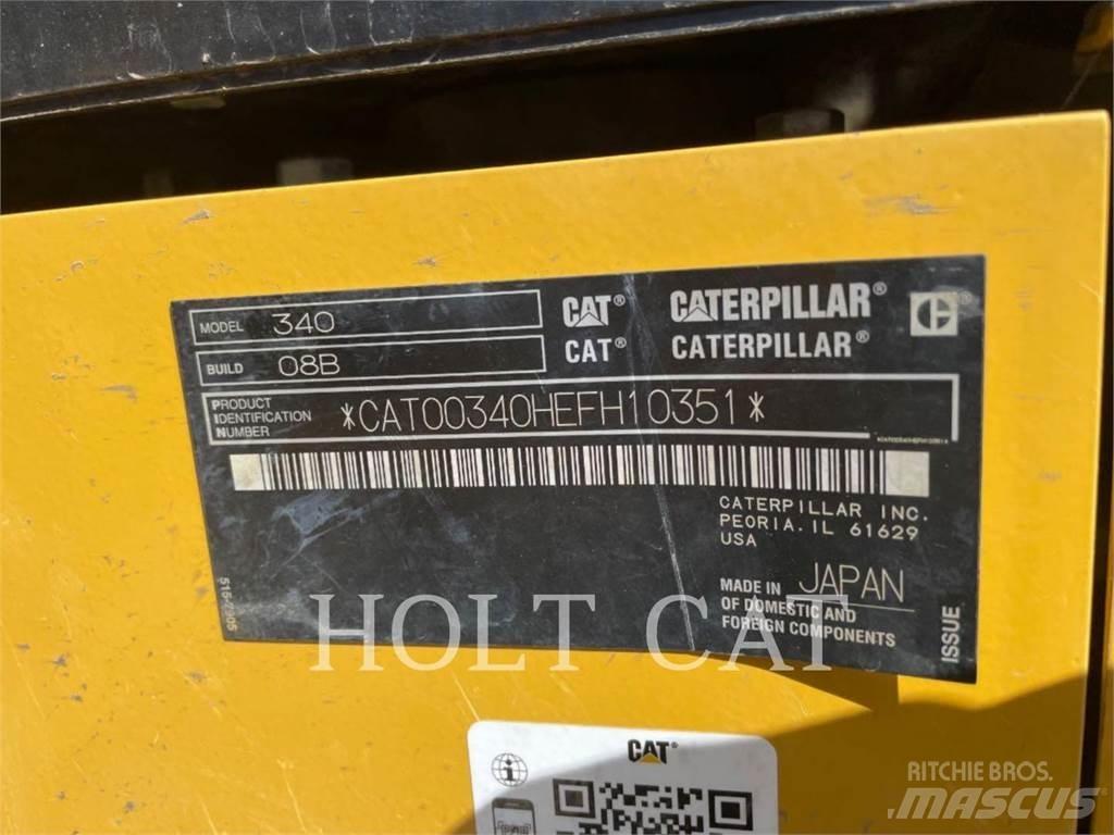 CAT 340 12 TC Pásové rýpadlá