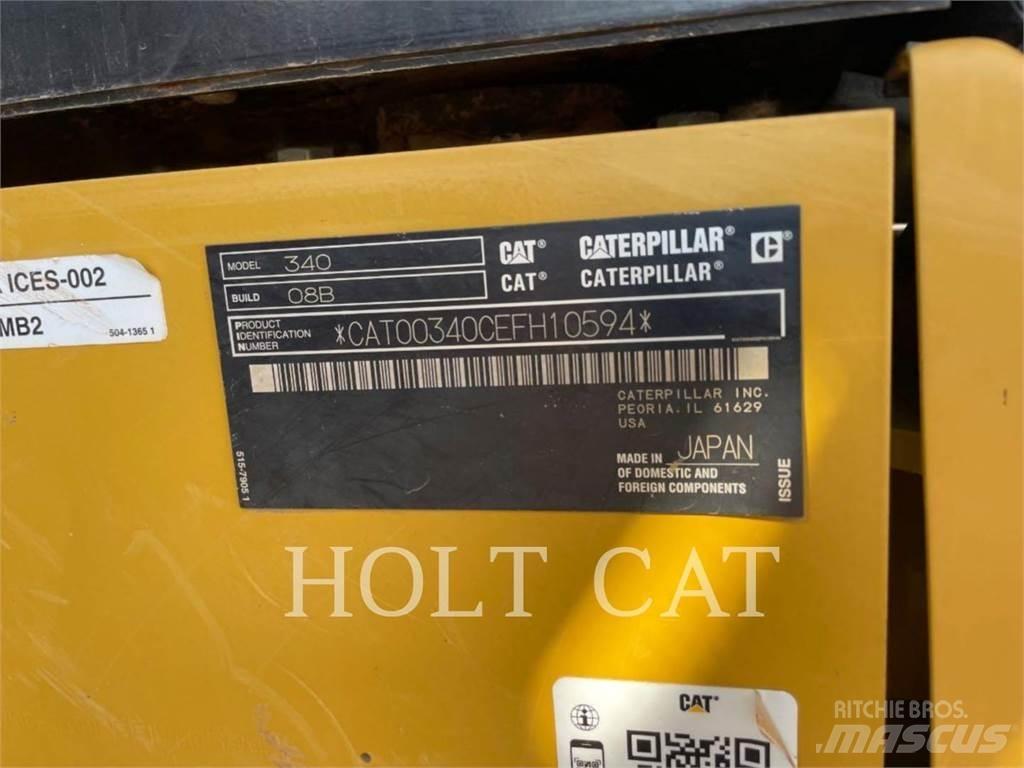 CAT 340 12 TC Pásové rýpadlá
