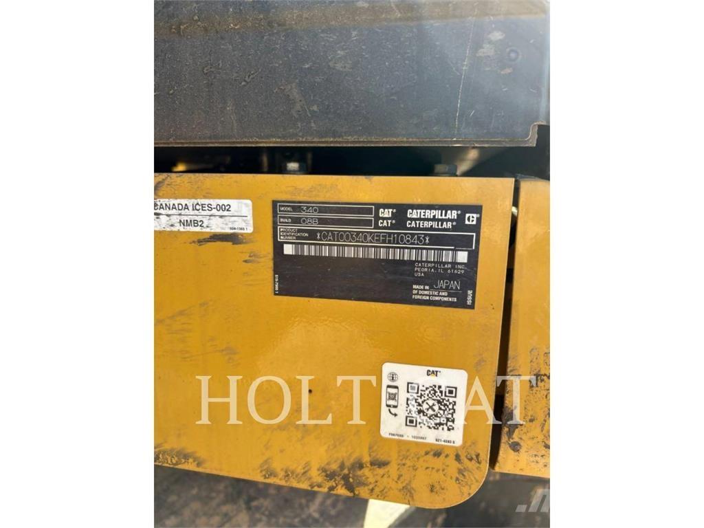 CAT 340 12 TC Pásové rýpadlá