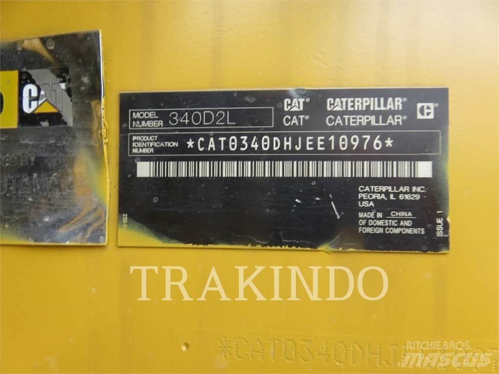 CAT 340D2L Pásové rýpadlá