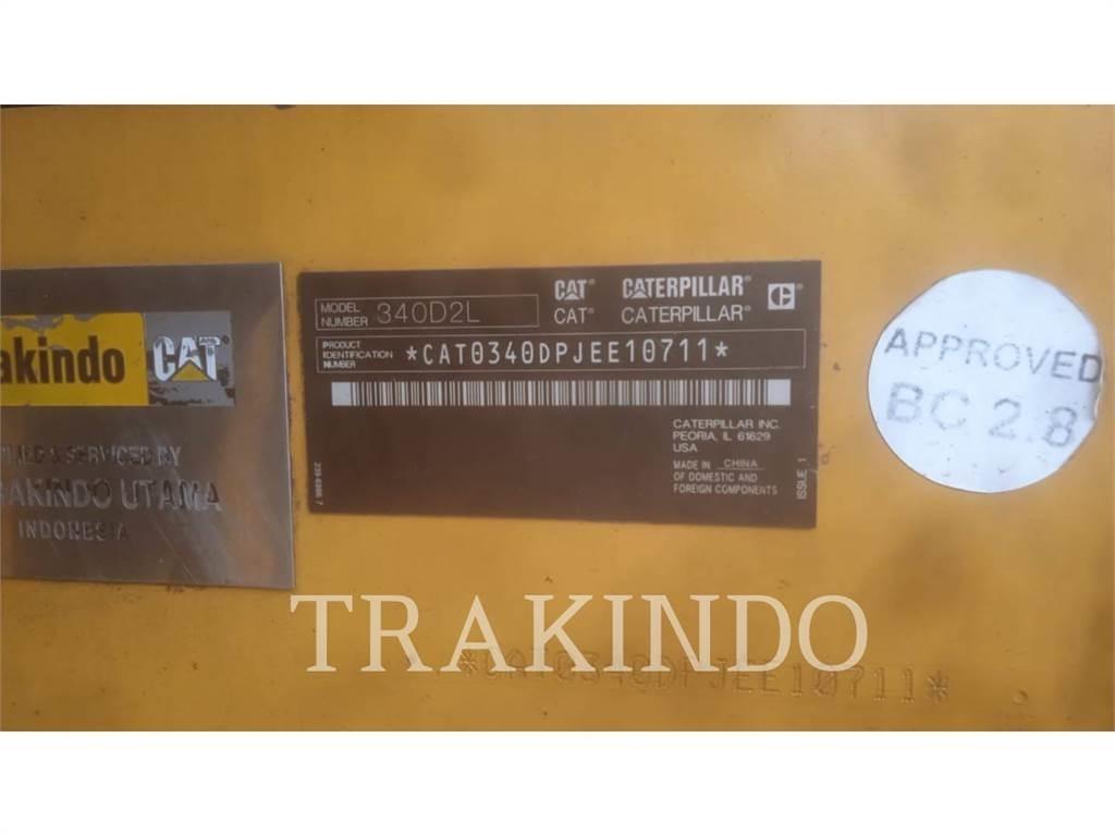 CAT 340D2L Pásové rýpadlá