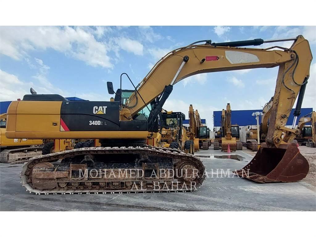 CAT 340D2L Pásové rýpadlá