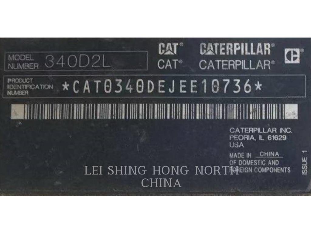 CAT 340D2L Pásové rýpadlá