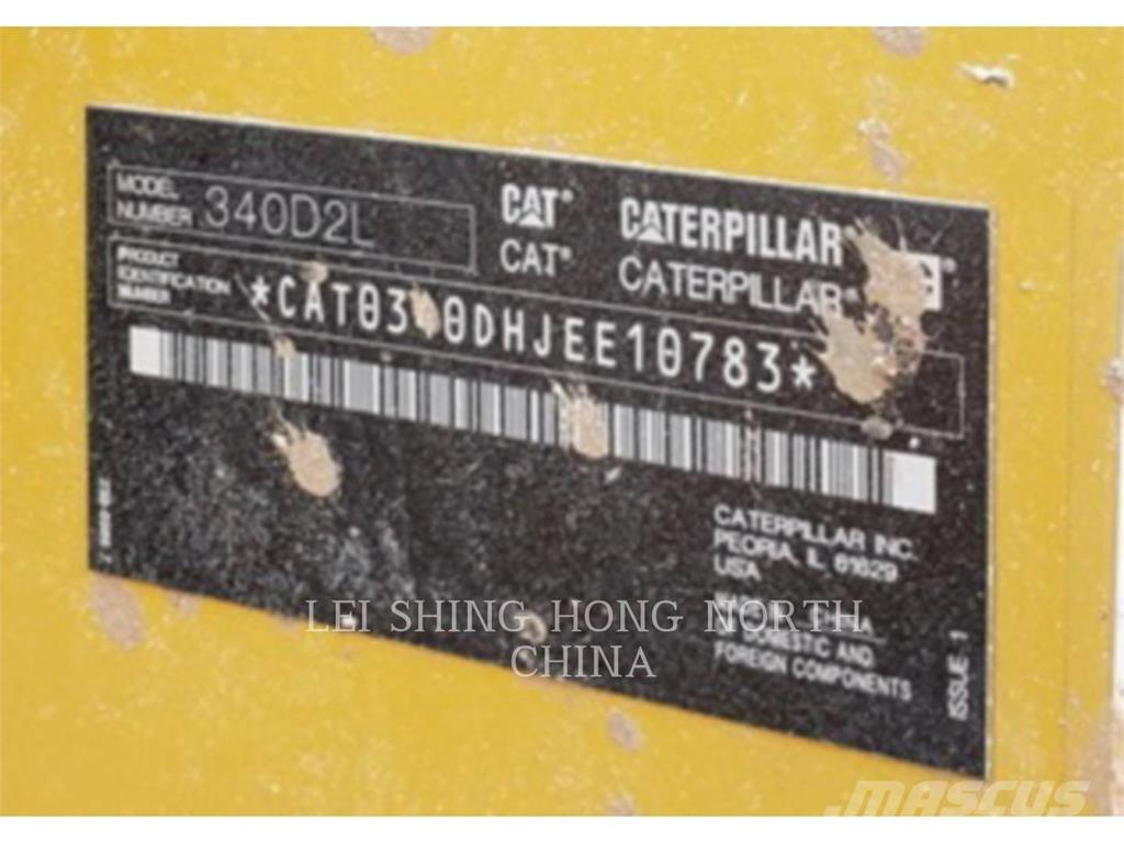 CAT 340D2L Pásové rýpadlá