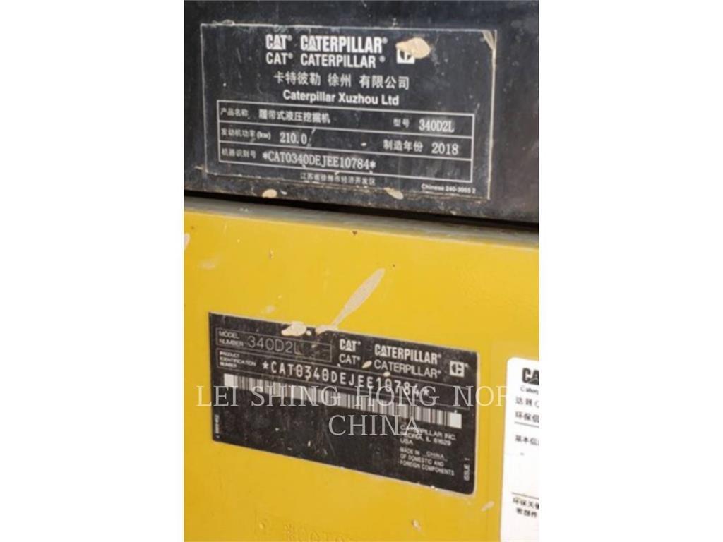 CAT 340D2L Pásové rýpadlá