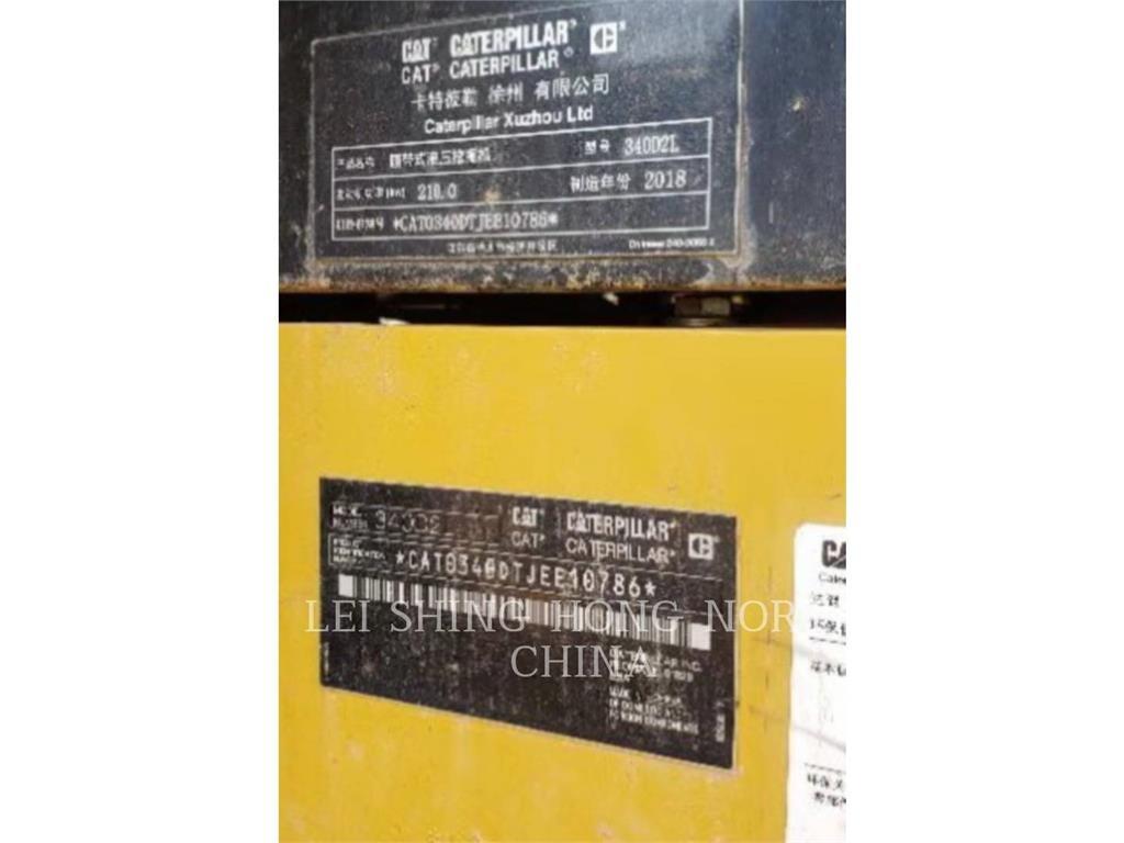 CAT 340D2L Pásové rýpadlá