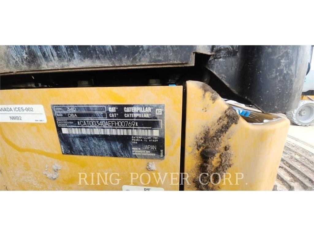 CAT 340TC Pásové rýpadlá