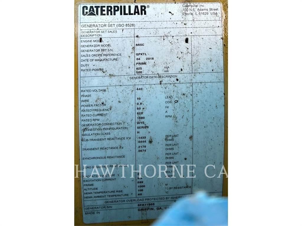 CAT 3412 Naftové generátory