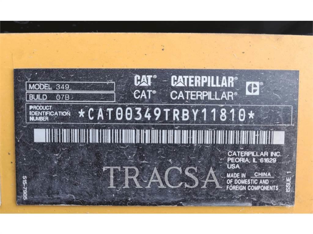 CAT 349 Pásové rýpadlá
