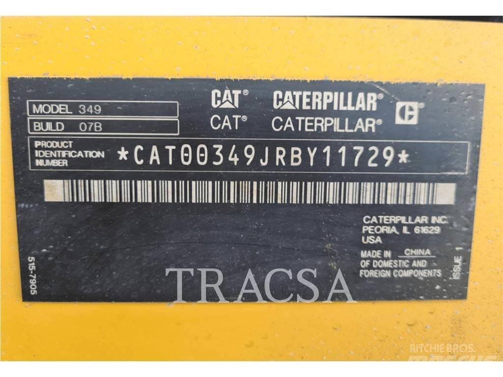 CAT 349 Pásové rýpadlá