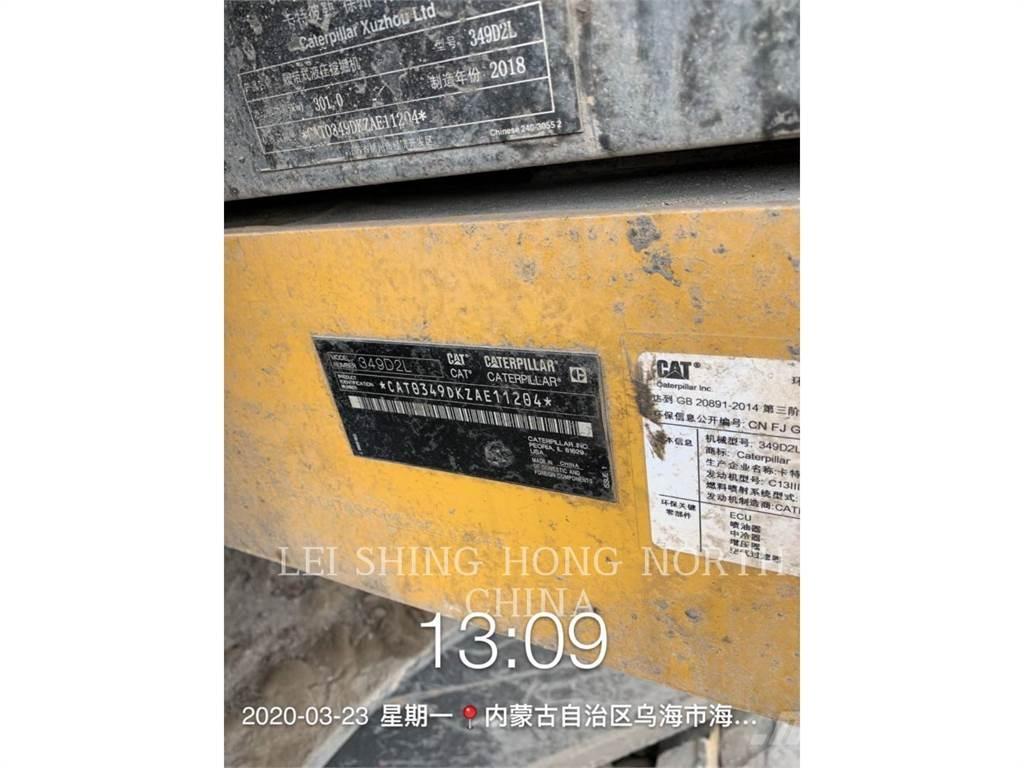 CAT 349 D2 L Pásové rýpadlá