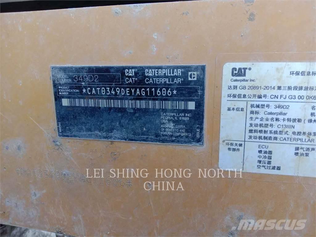 CAT 349D2 Pásové rýpadlá