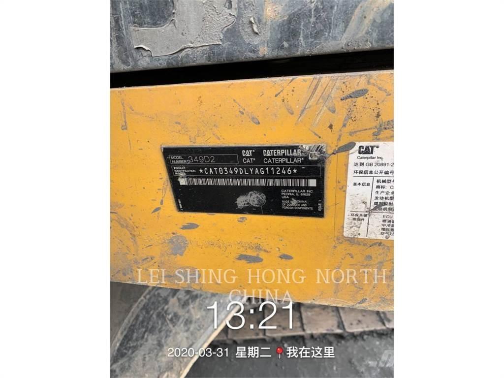 CAT 349D2 Pásové rýpadlá