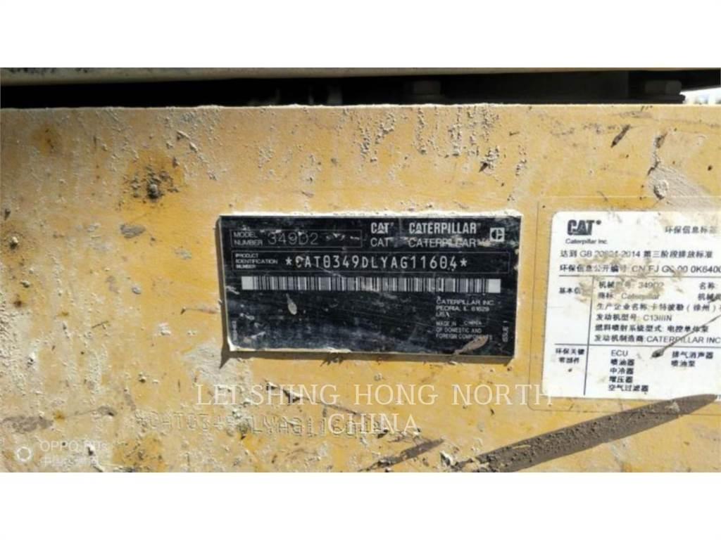 CAT 349D2 Pásové rýpadlá