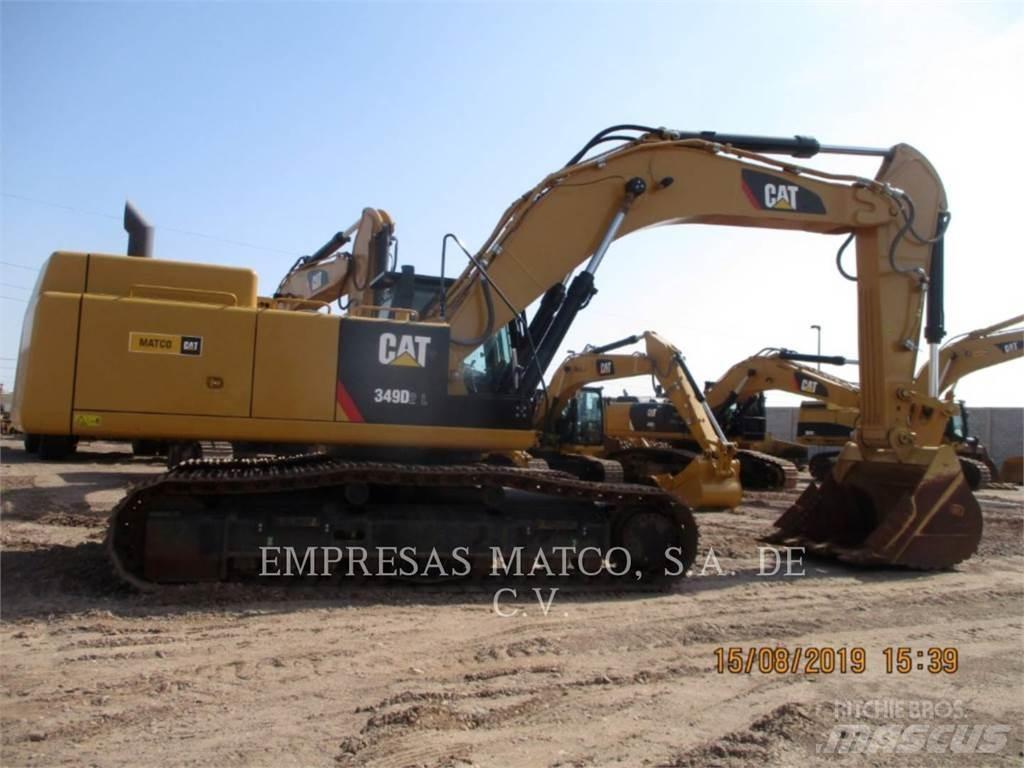 CAT 349D2L Pásové rýpadlá