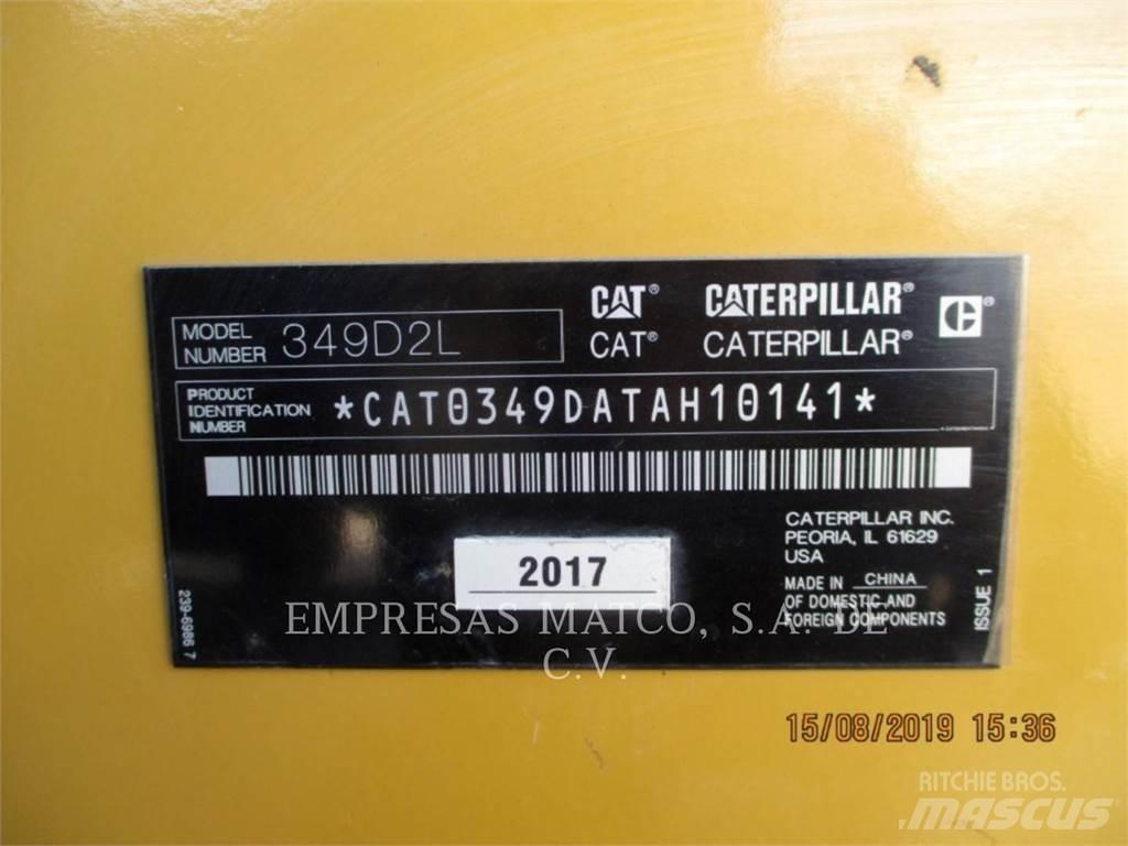 CAT 349D2L Pásové rýpadlá