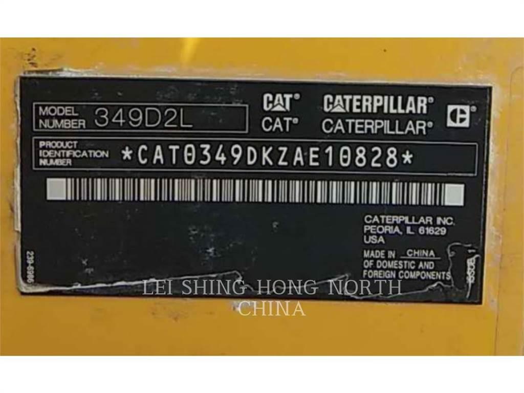 CAT 349D2L Pásové rýpadlá