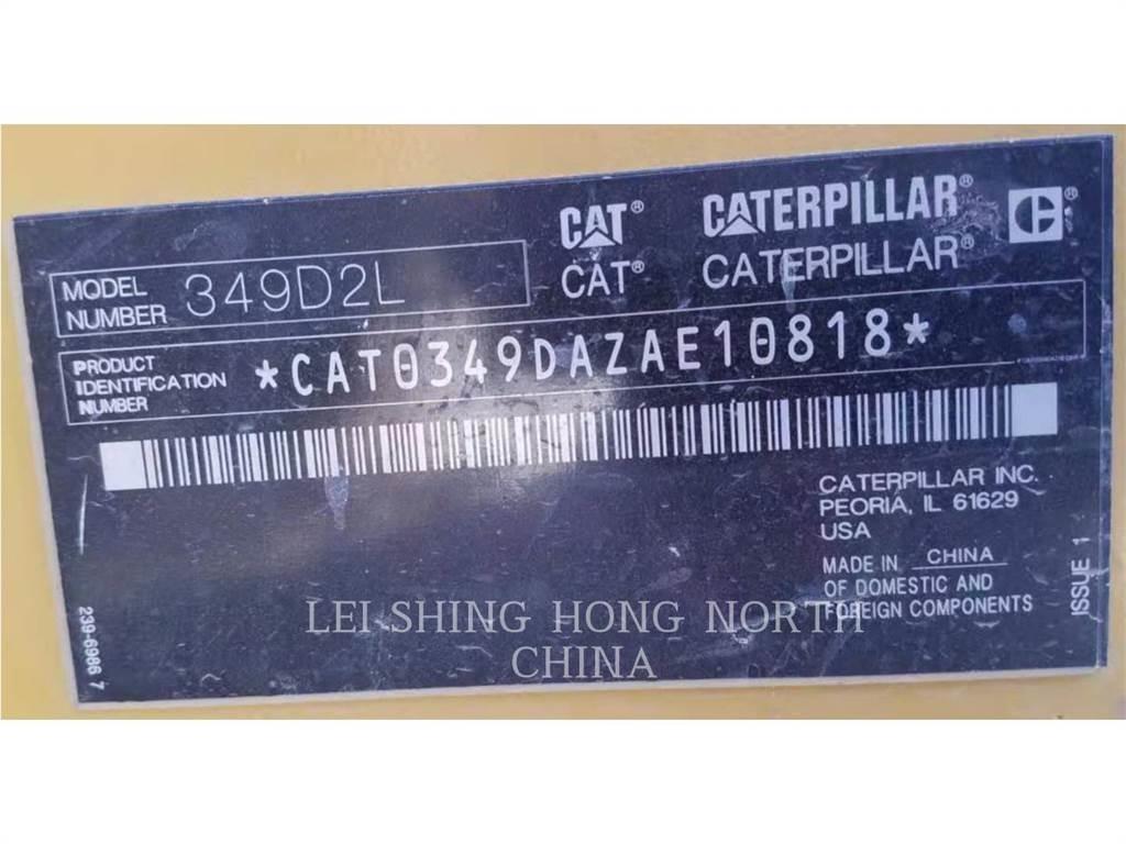 CAT 349D2L Pásové rýpadlá