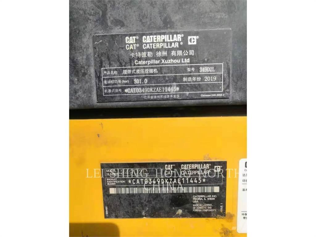 CAT 349D2L Pásové rýpadlá
