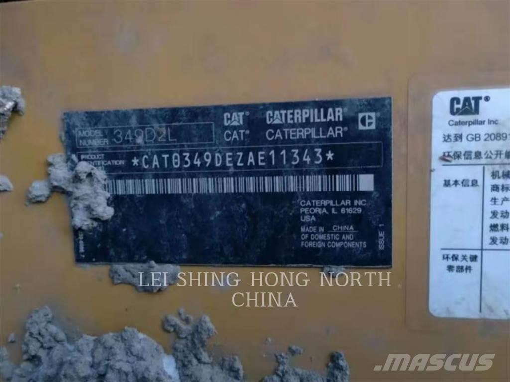 CAT 349D2L Pásové rýpadlá