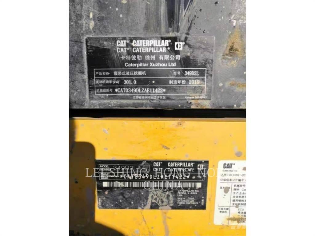 CAT 349D2L Pásové rýpadlá