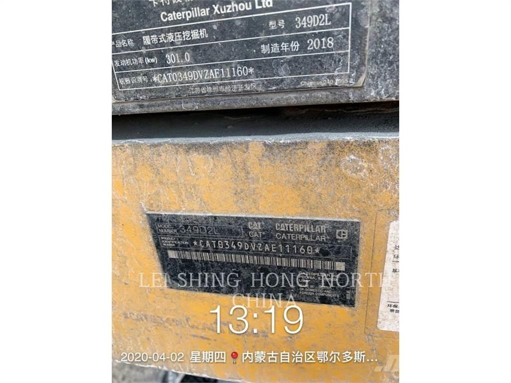 CAT 349D2L Pásové rýpadlá