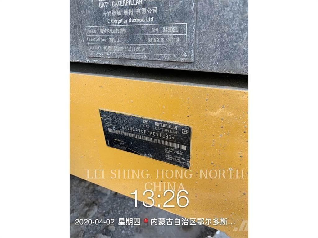 CAT 349D2L Pásové rýpadlá