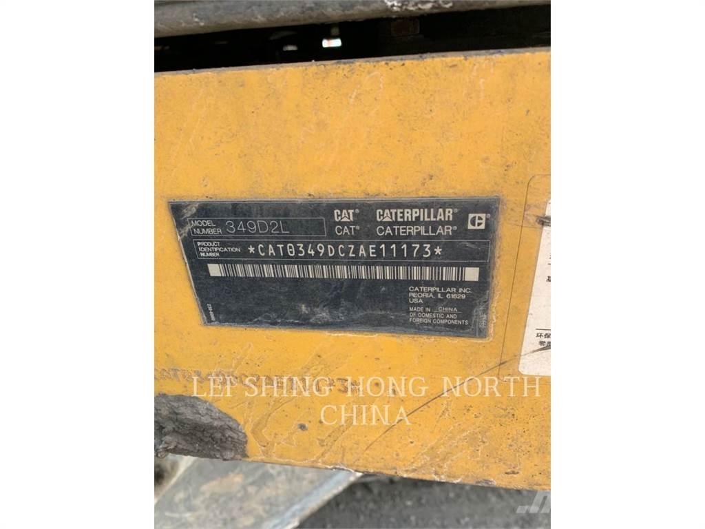 CAT 349D2L Pásové rýpadlá