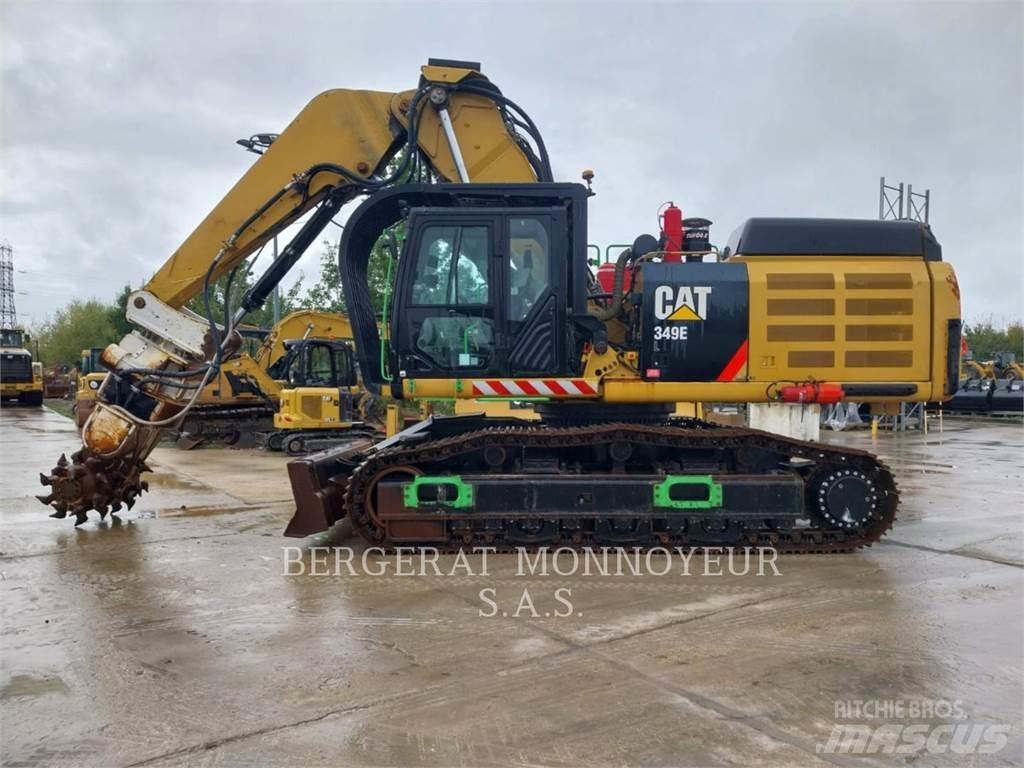 CAT 349E Pásové rýpadlá