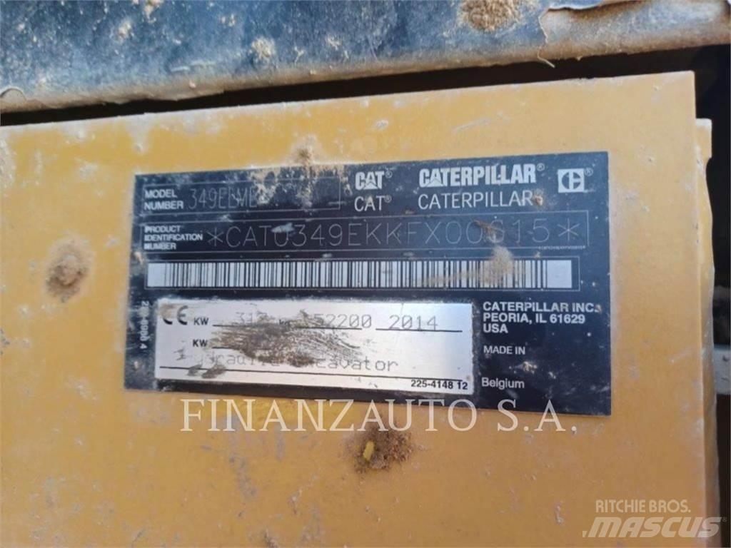 CAT 349E Pásové rýpadlá