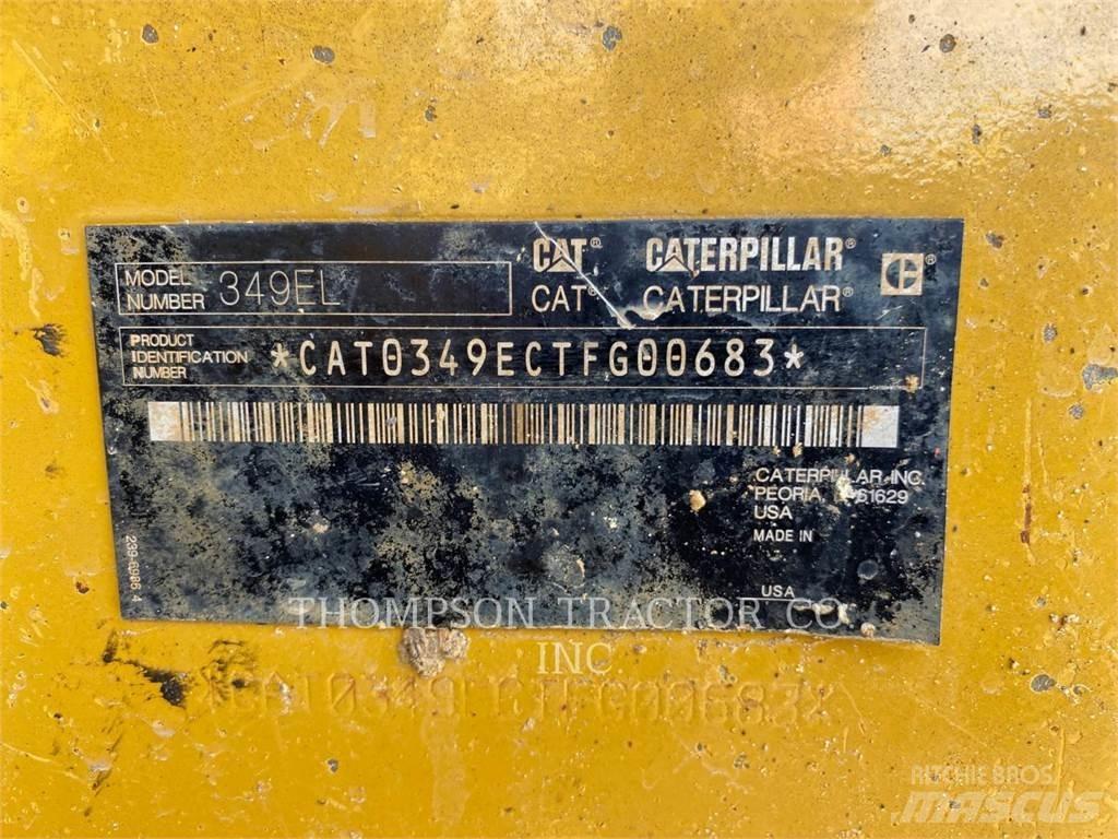 CAT 349EL Pásové rýpadlá