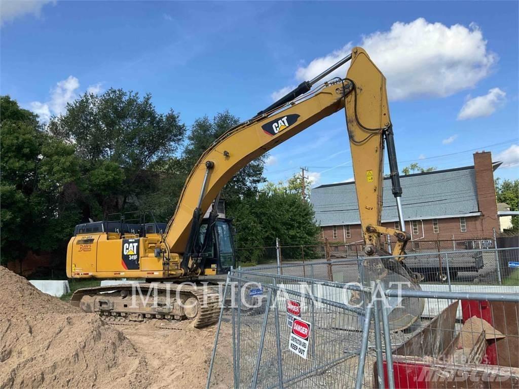 CAT 349FL + Pásové rýpadlá