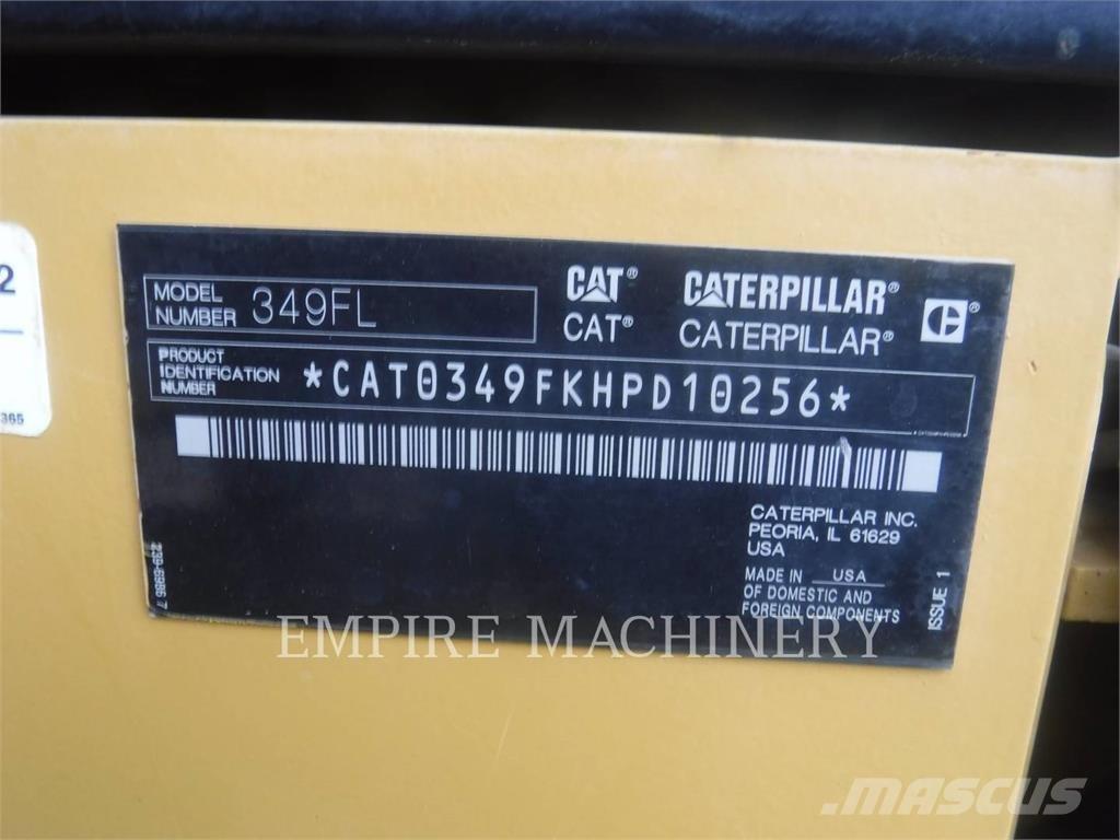 CAT 349FL Pásové rýpadlá