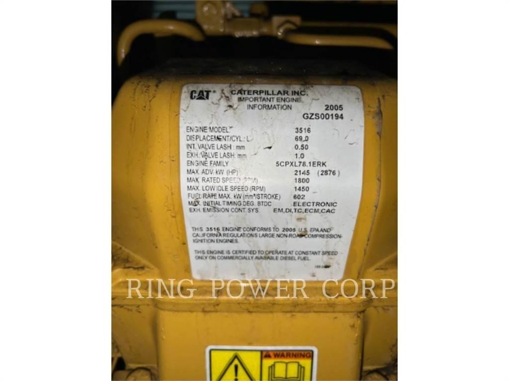 CAT 3516B Naftové generátory