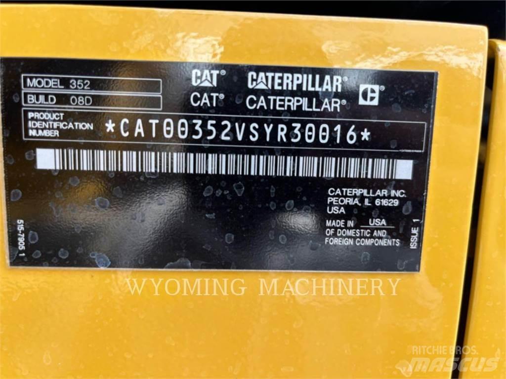 CAT 352 Pásové rýpadlá