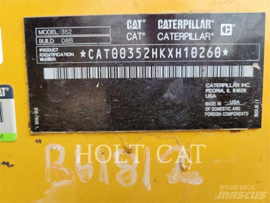 CAT 352 12 TC Pásové rýpadlá