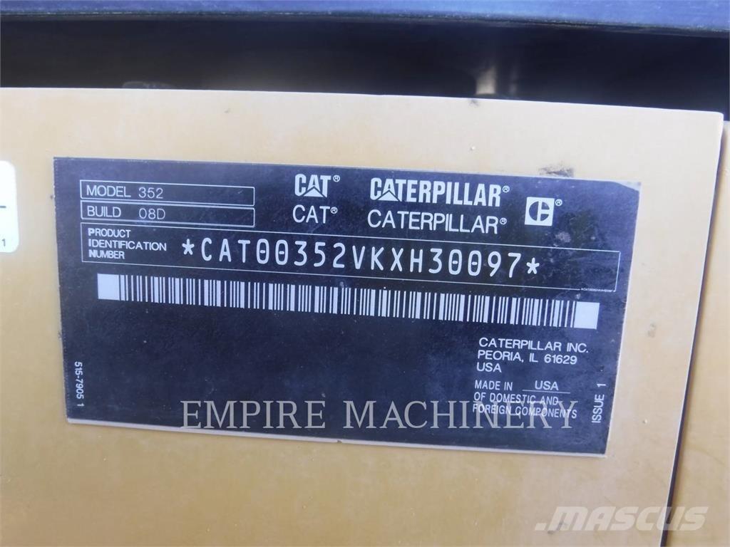 CAT 35208FG Pásové rýpadlá
