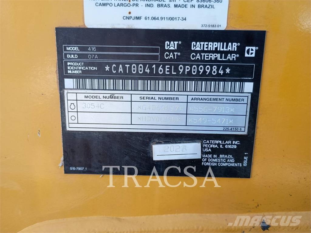 CAT 416 Rýpadlo-nakladače