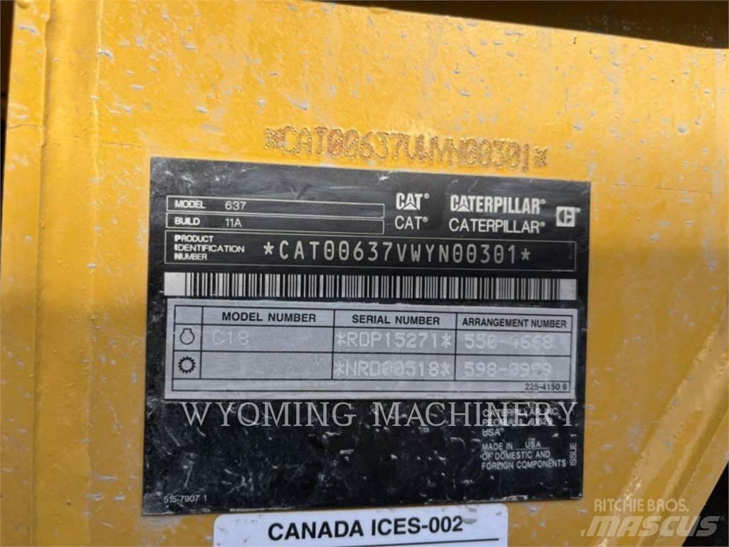 CAT 637 Skrejpre