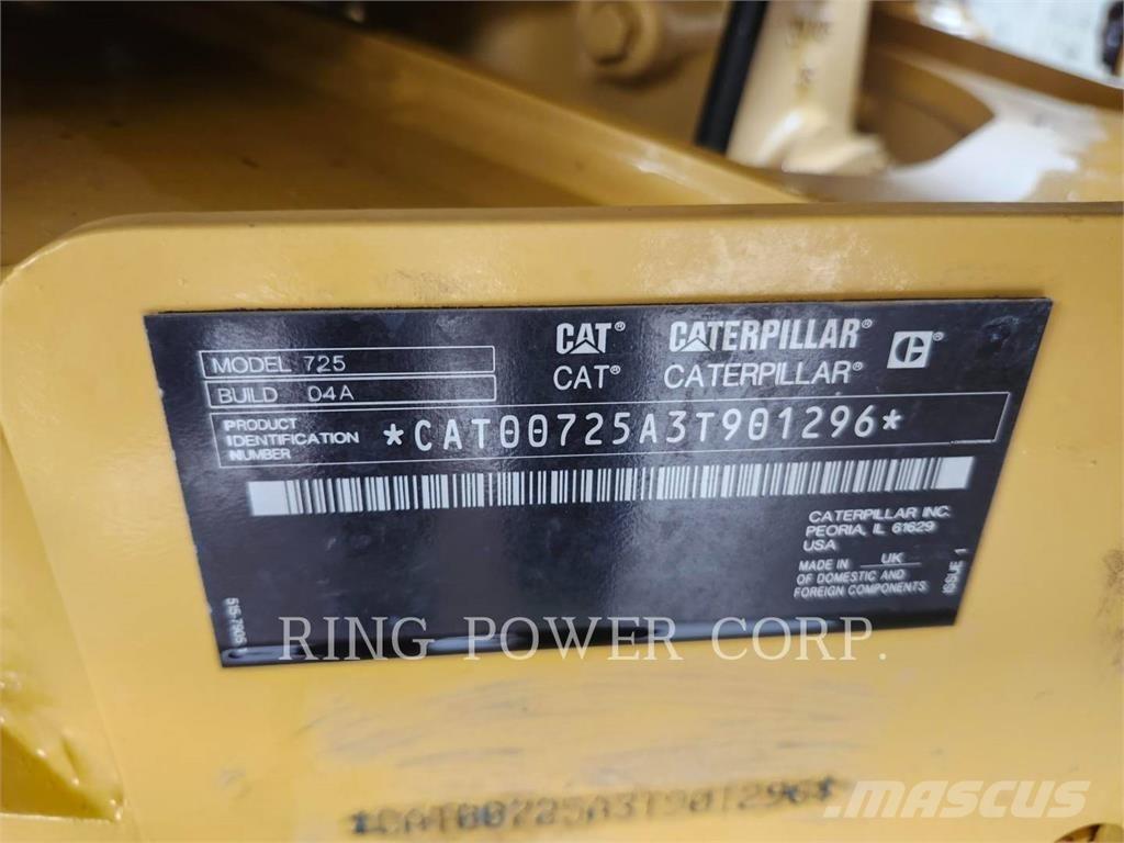 CAT 725TG Kĺbové nákladné autá