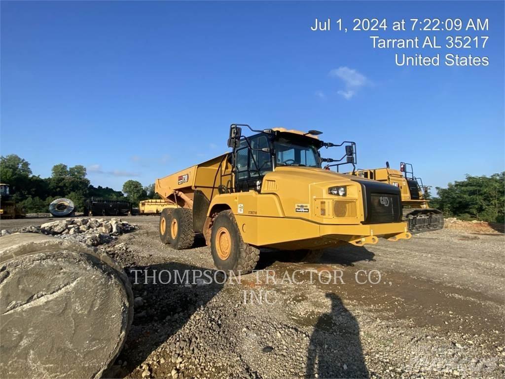 CAT 730 Kĺbové nákladné autá