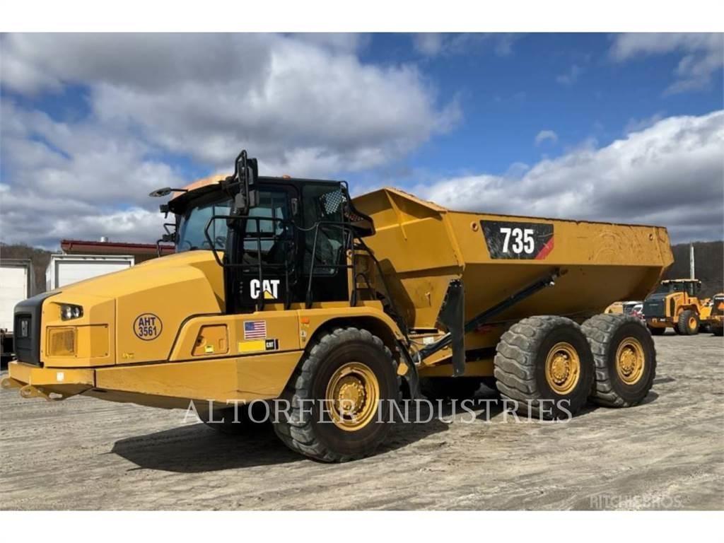 CAT 735 Kĺbové nákladné autá