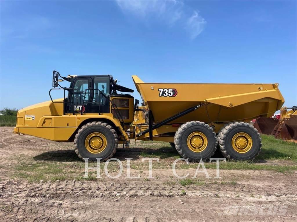CAT 735 Kĺbové nákladné autá